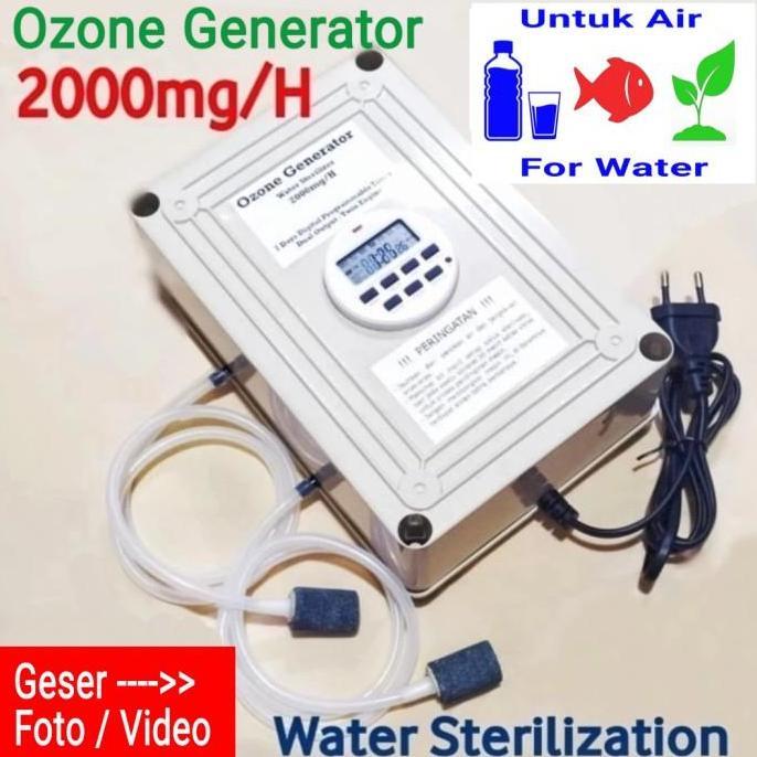 Bestone- Ozone Generator 220v 2000mg Water Ozonizer Germicidal Sterilizer