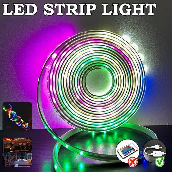 Lightwoll- P Plus (Cod) Lampu Led Strip Hari Kemerdekaan 6 Warna Lampu Hias/Lampu Hias Bendara Hari 