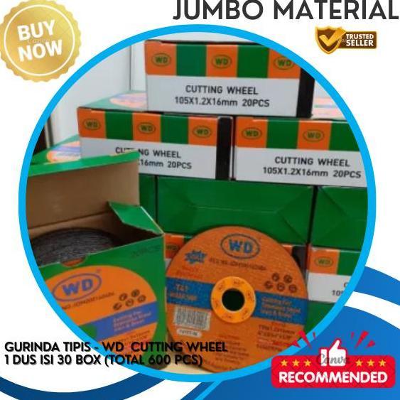 Supertool- Batu Gurinda Wd Batu Gerinda Wd Batu Potong Wd Batu Gerinda Wd 4" Wd Cutting Wheel 4" Inc