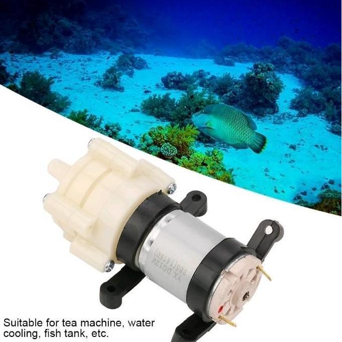 Onixcia- Pompa Air Mini Dc 12Volt Pompa A1 Adaptor