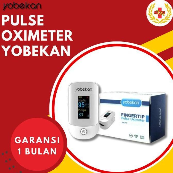 Pulse Oximeter Yobekan Fingertip Pulse Oxymeter Saturasi Oksigen O2
