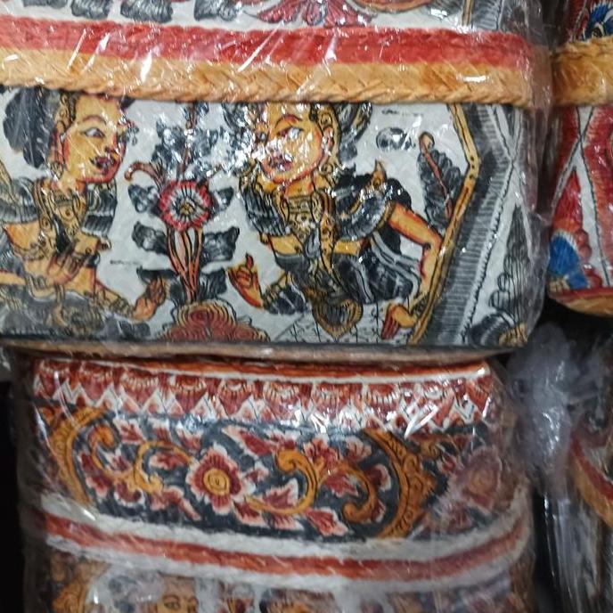 Ready stock] keben banten bambu gambar wayang Bali 35.0*28