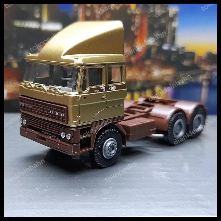 TERBARU HERPA SKALA 1:87 HEAD TRUCK 3 AS DAF EMAS DALAM BOX ORIGINAL AB12 