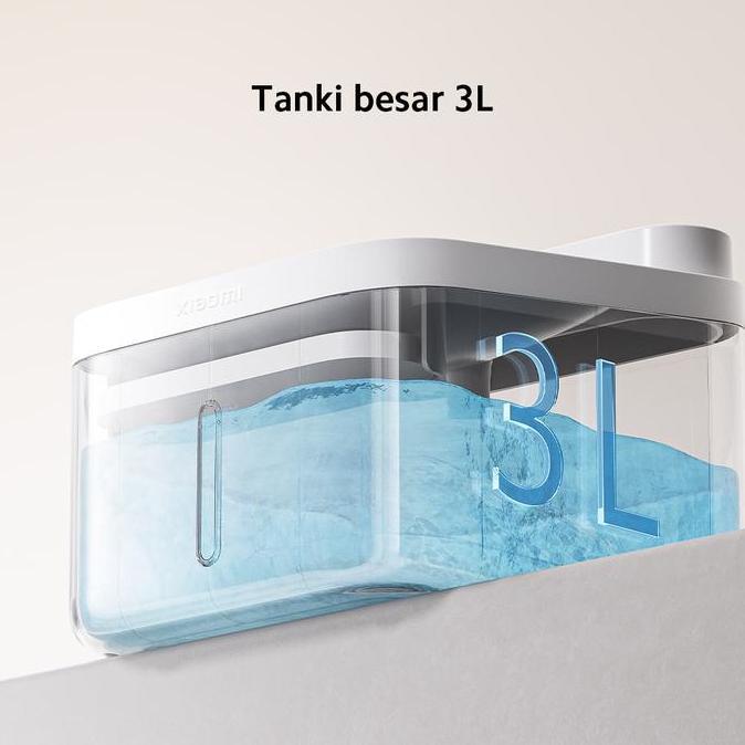 Gohead- Xiaomi Smart Pet Fountain 2 | Baterai Hingga 100 Hari* | Tanki 3L | Kontrol Cerdas [Official