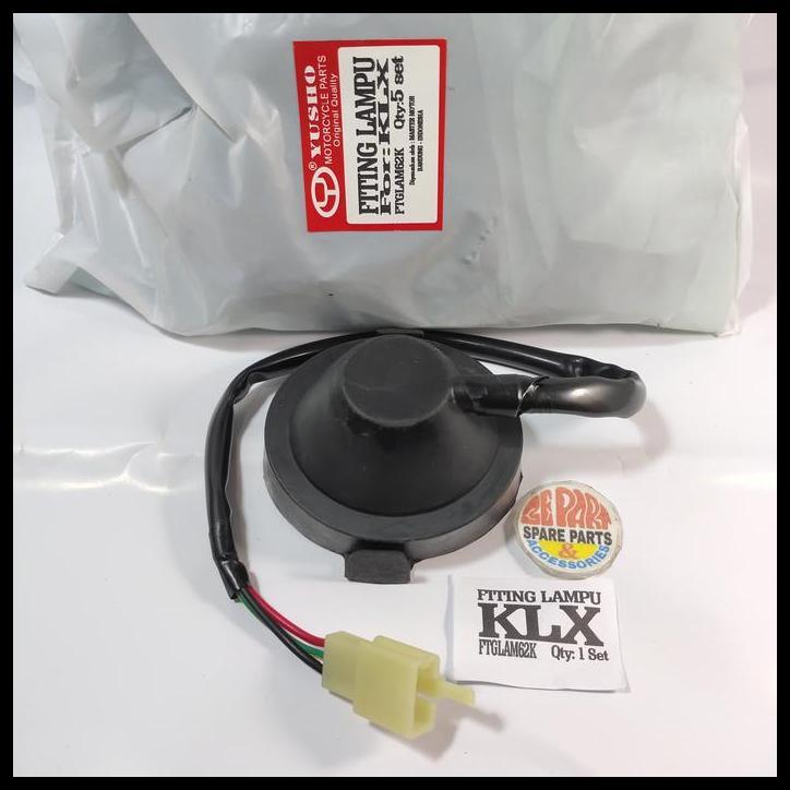 TERLARIS COP FITING LAMPU BOHLAM DEPAN KAWASAKI KLX