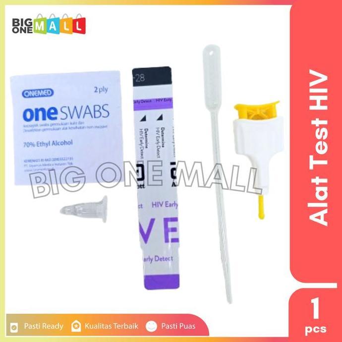 Test HIV Abbott 1 Set Lengkap Mandiri Generasi 4.0 Abbott Early Detect AKL Kemenkes Alat Tes HIV