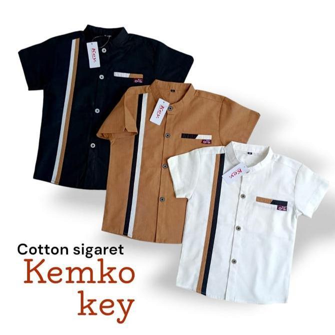 Boykid- Kemeja Anak Laki-Laki 3-11 Tahun - Atasan Anak Laki-Laki Kemeja Key - Gembo Kids