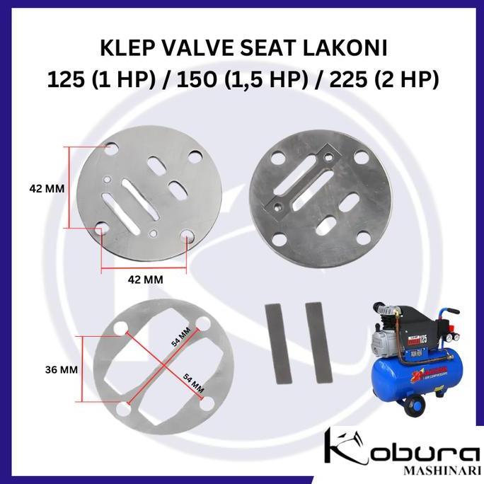 Klep Valve Assy Seat Kompresor Udara LAKONI IMOLA 125 150 225