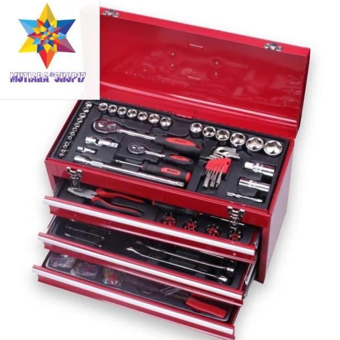 Produk Terbaik] KRISBOW PROFESSIONAL MECHANICAL TOOL SET 445PCS KRISBOW KW0103814