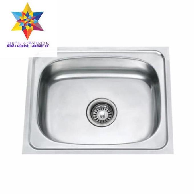 ] Tidy Bak Cuci Piring Dengan Aksesoris Stainless Steel WS5040