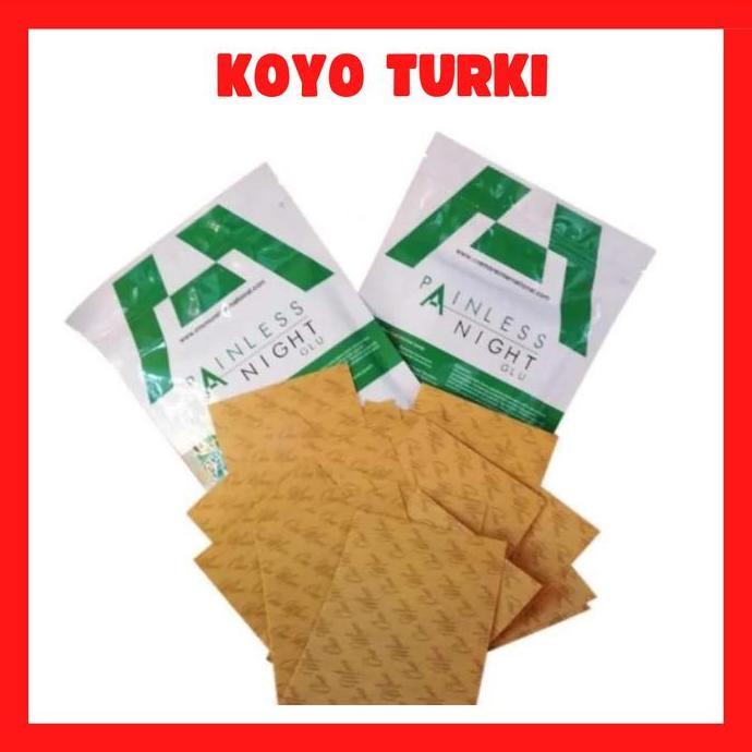 Munashops_corp - Koyo Herbal Turki Painless Nihgt Glu 1 BUNGKUS isi 25 Lembar - Koyo