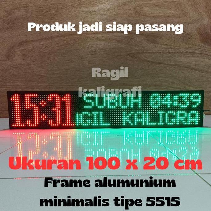 Promo Jadwal sholat digital runing teks jam sholat masjid ds 3231sn Diskon