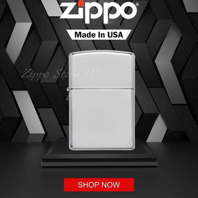 Korek Api Zippo Original Armor High Polish Chrome 167 Garansi Resmi