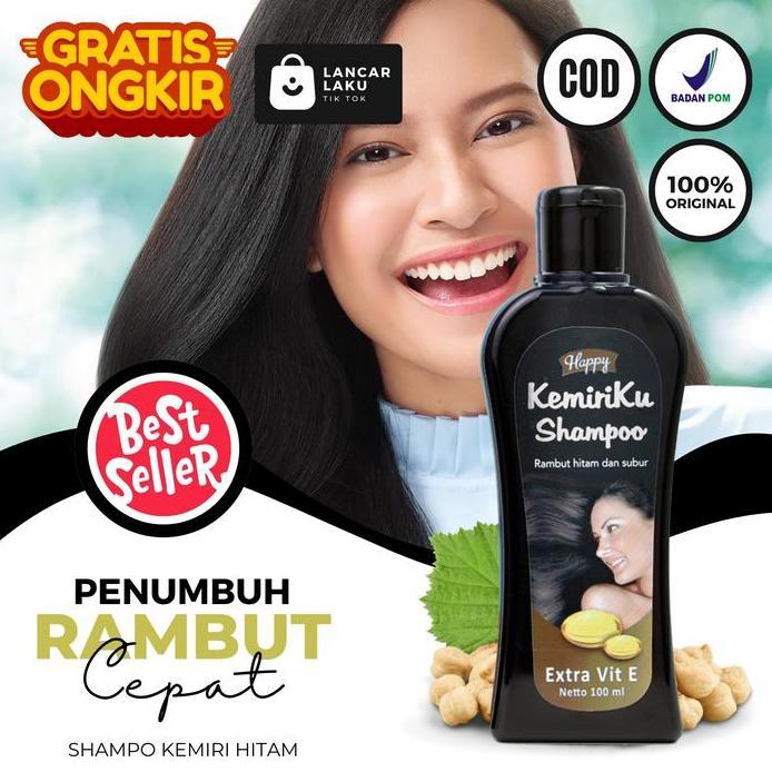 Sampo Kemiriku Penghilang Uban - Shampo Pemanjang Rambut Sampo Ketombe Sampho Obat Penghilang Uban