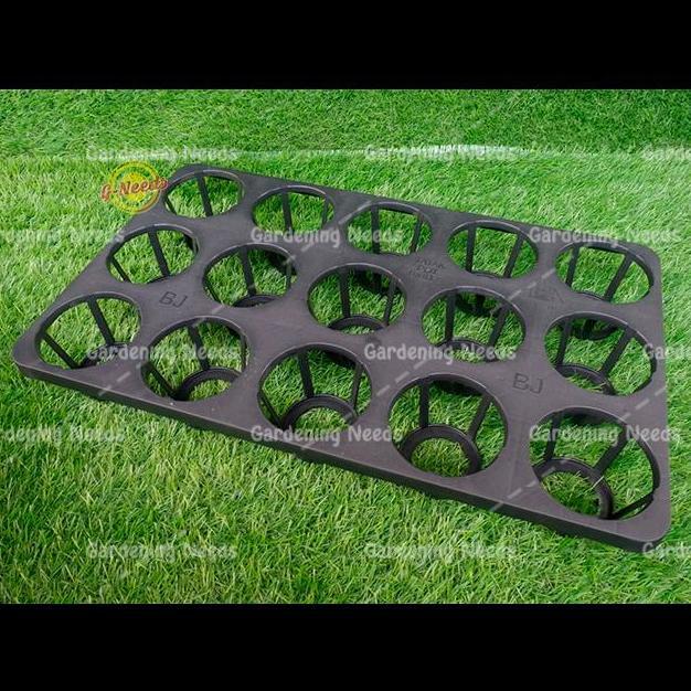 Indah- Tray Semai / Pot Tray Bibit Anggrek 15 Lubang Budi Jaya Plastik