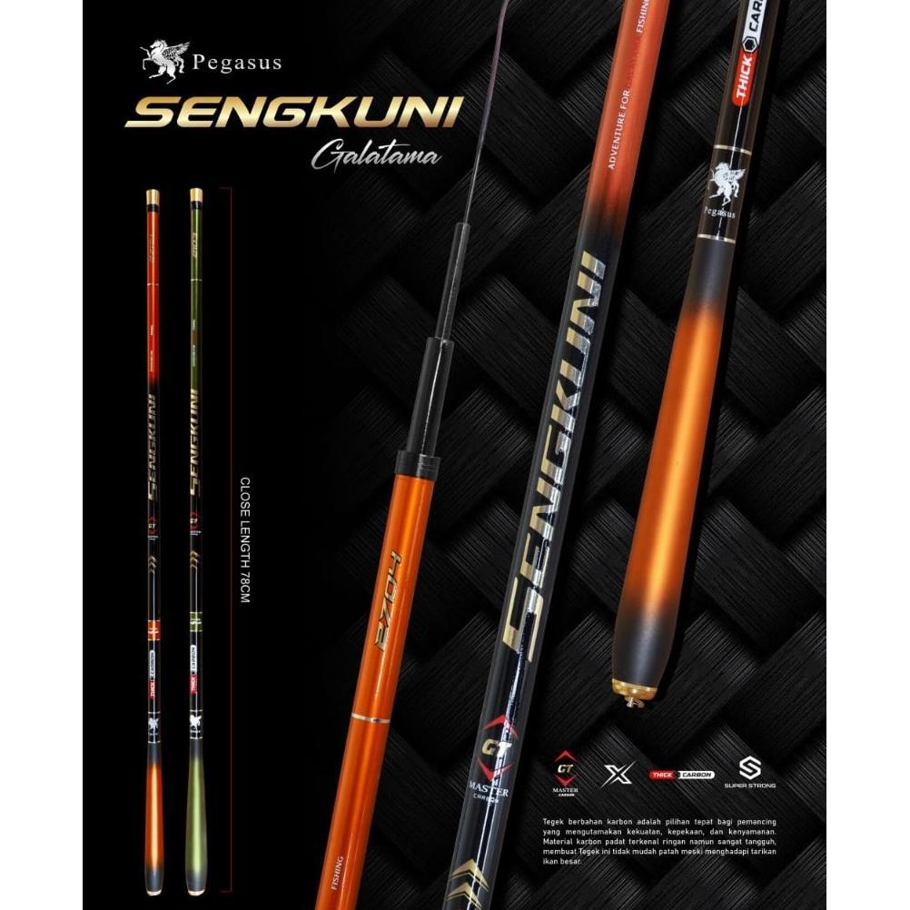 tegek carbon katana sengkuni 210 240 270 cm