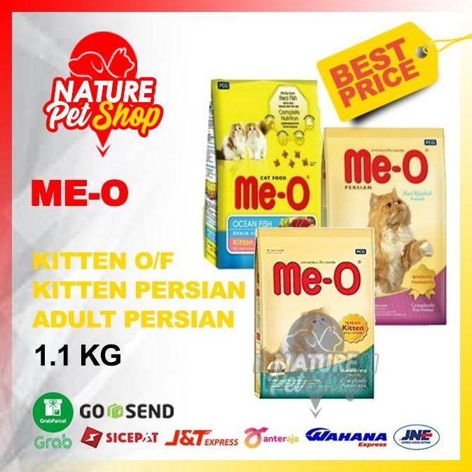 MEO Kitten 1,1kg MEO Persian 1,1kg FRESPACK Makanan Kucing MEO