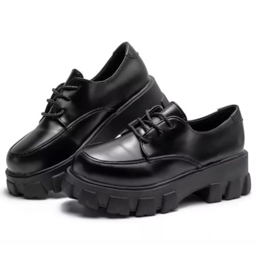 BESTPROMO boots sepatu sneakers wanita sneakers fashion shoes korea sepatu wanita boots hitam polos