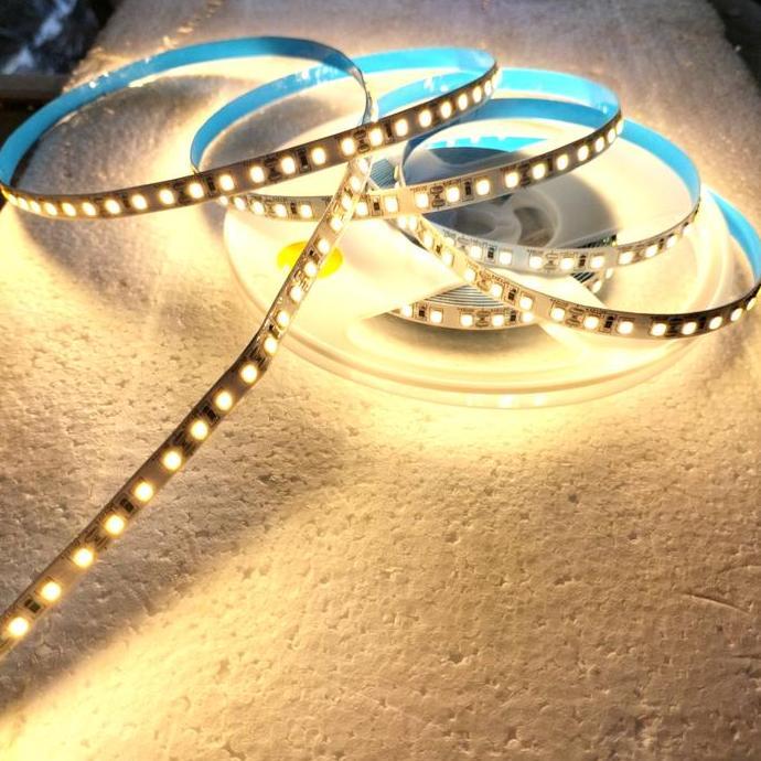 SAMSUNG LAMPU LED STRIP 2835 MATA RAPAT DC 12V 5M WARNA WARM WHITE