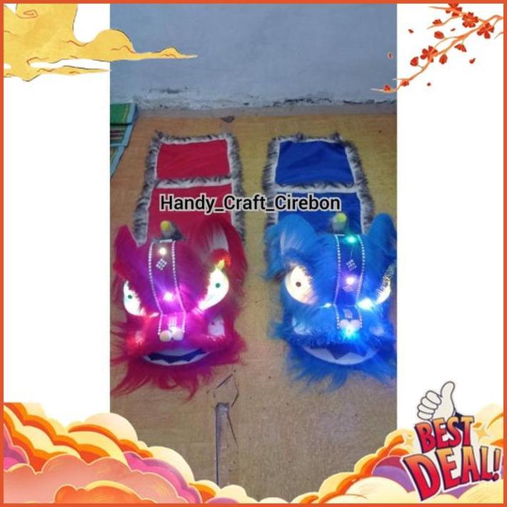OFFER DISCOUNT [ BISA COD ] BARONGSAI ANAK LAMPU TERBARU 2024 ANTI COPOT / barongsai anak / mainan a