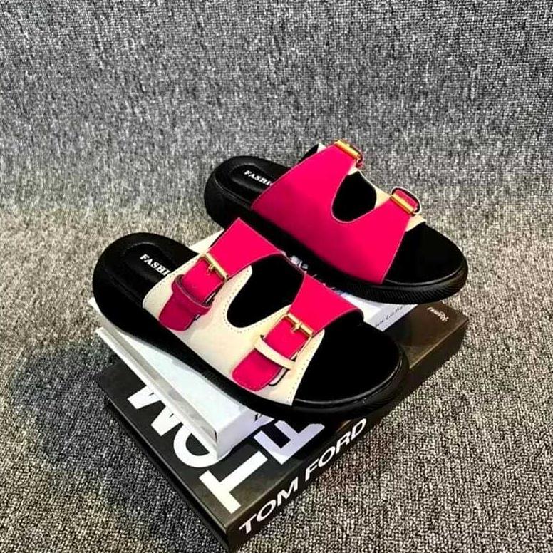 BIG PROMO Sandal Wanita Gesper Terbaru Dan Terlaris Ban Dua - Ban Dua Gesper//Sandal Casual Wanita R