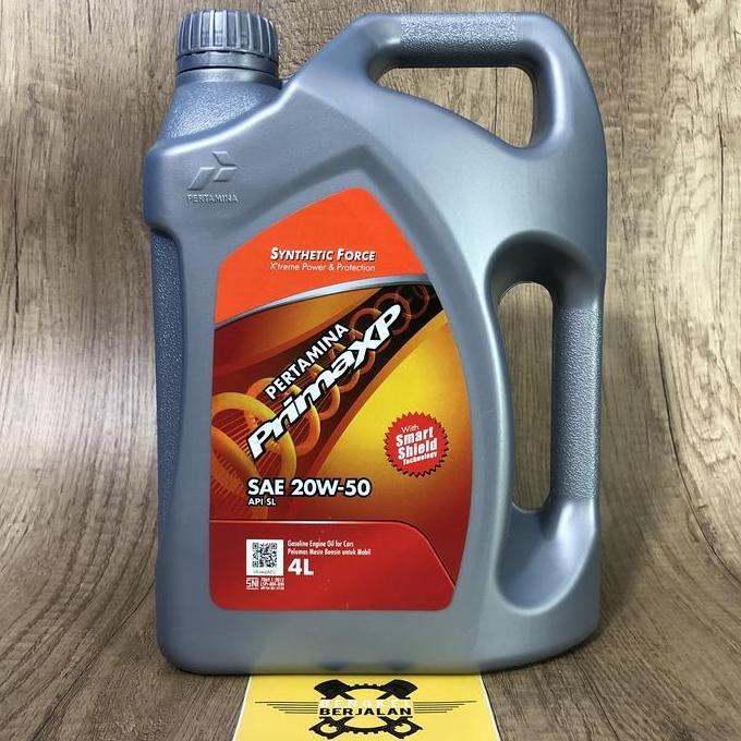 Oli Mesin Prima XP 20W-50 4 Liter / Oli Mobil Pertamina Original