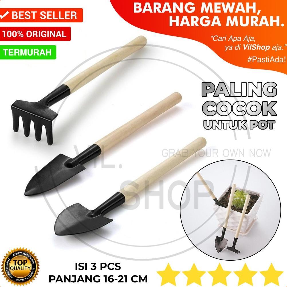 ALAT KEBUN MINI SUPER CUTE GARDENING TOOL SET SEKOP SKOP GARPU MINI KECIL UNTUK TANAMAN HIAS POT TAN