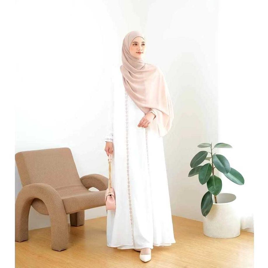 DISKON GAMIS ABAYA HITAM BAJU ABAYA ARAB BASIC RENDA POLOS ABAYA TURKEY GAMIS WANITA UMROH