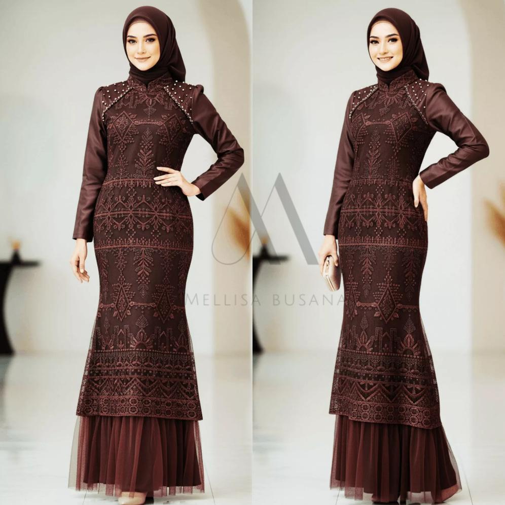 FREE ONGKIR NEW KARINA GAMIS BROKAT TILLE PREMIUM GAMIS KONDANGAN BAJU LEBARAN MODEL TERBARU 2026 DR