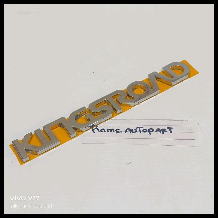 HOT DEAL EMBLEM LOGO BAGASI TULISAN KINGSROAD / MOBIL NISSAN TERRANO / ORIGINAL 100 % 