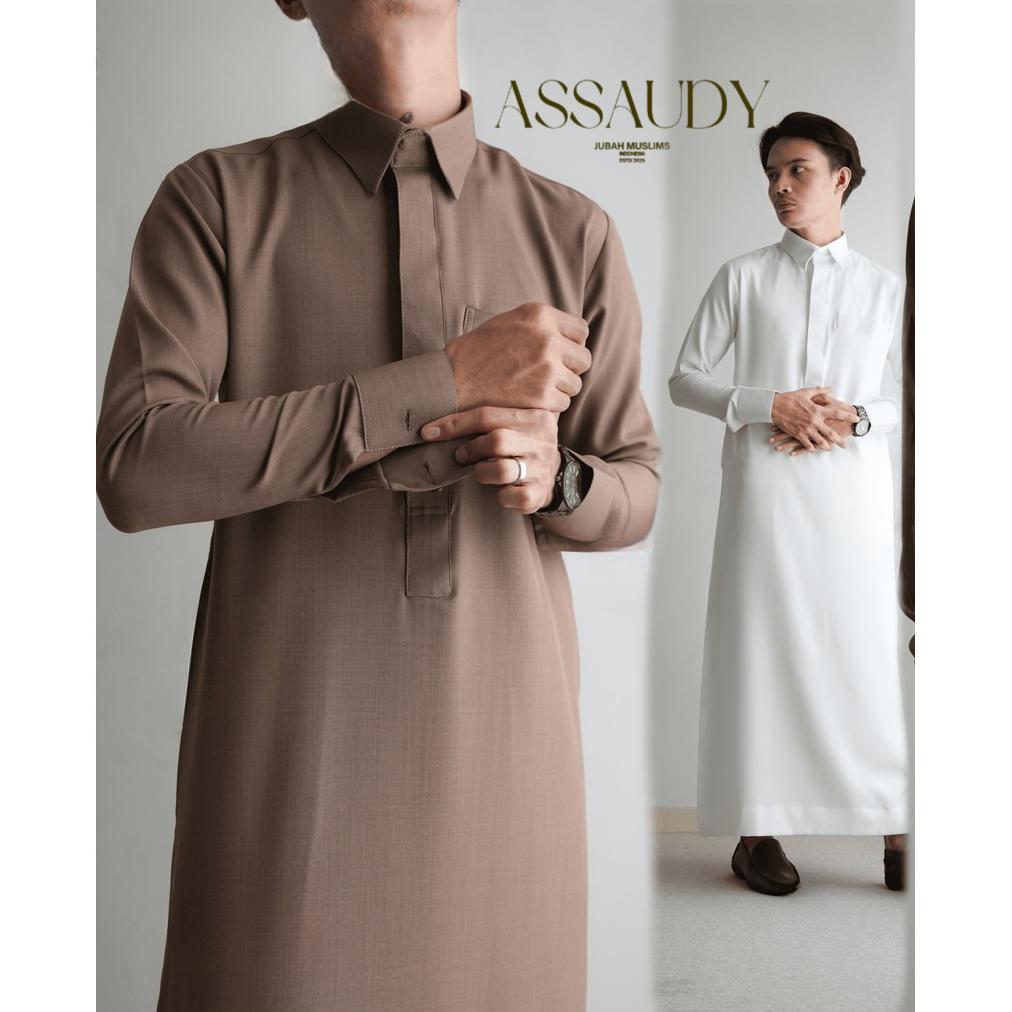PREMIUM ASSAUDY JUBAH PRIA DEWASA DKAHFIE QOIS THOBE SERIES  GAMIS PRIA SLIMFIT | GAMIS PRIA | GAMIS