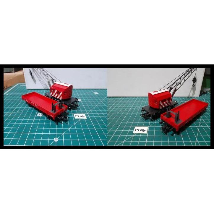 TERLARIS MARKLIN HO GAUGE AC - CRANE DENGAN GONDOLA LOOSE (MA13) 