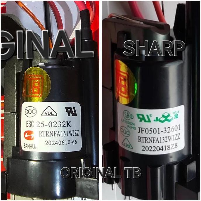 Instancodbisa- Playback Flyback Tv Sharp Flat Slim 21 Bsc25-0232K 0232 0224B 32601