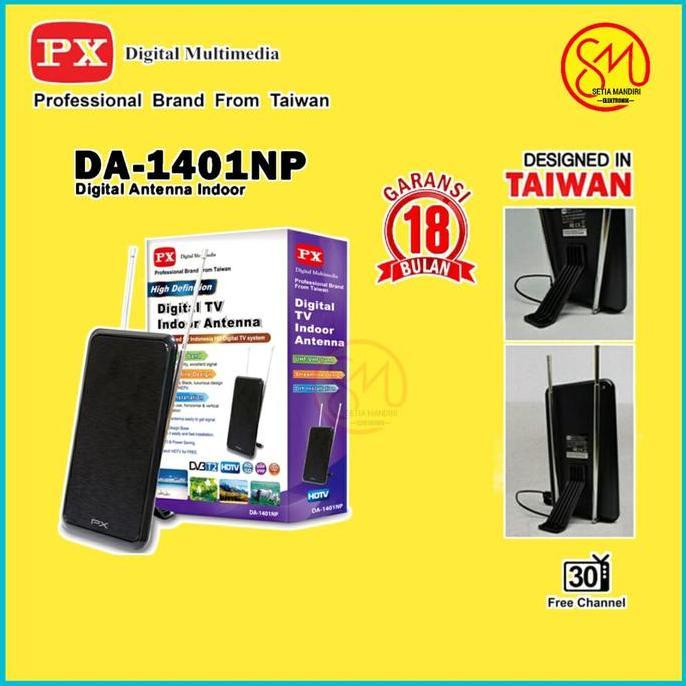 Instancodbisa- Antena Digital Indoor Px Da-1401Np / Da 1401 Np / Da 1401Np Listrik