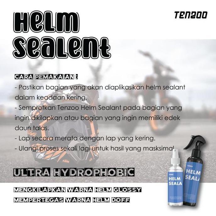 Cod,Bisa- Cairan Pembersih Pengkilap Helm Glossy Doff Dan Visor Efek Daun Talas