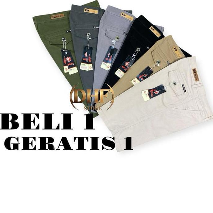 READY 1 PAKET ISI 2 CELANA PENDEK KATUN CANVASu ELFOS DHAF ORIGINAL BAHAN TEBAL DAN TIDAK MELAR KUAL