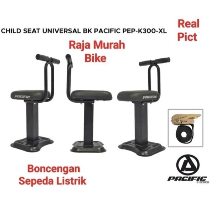 DV395 - Boncengan Sepeda Listrik Pacific Boncengan Anak Depan Sepeda Listrik Bagasi Depan Selis