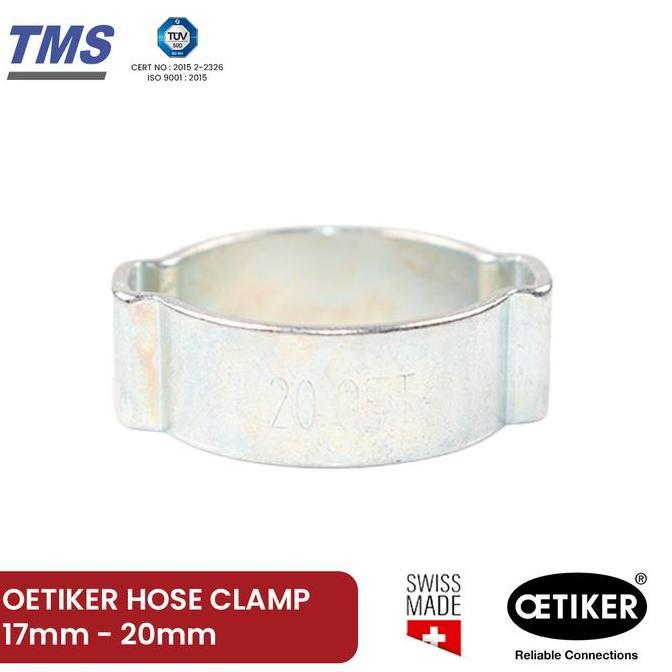 CHIONEZA Klem Selang Oetiker Hose Clamp 2 Ear  17mm - 20mm ORIGINAL