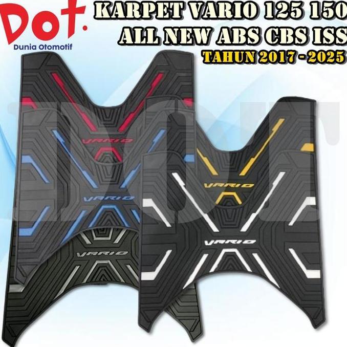 DV95 - KARPET VARIO 125 150 ABS CBS ISS OLD NEW BORDES ALAS KAKI PIJAKAN TATAKAN MOTOR HONDA V125 V1