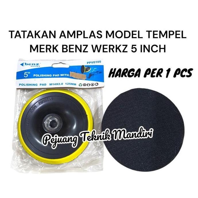 CHIONEZA TATAKAN POLISHER 5 INCH BENZ WERKZ / TATAKAN AMPLAS POLISHING PAD 5" BENZ WERKZ