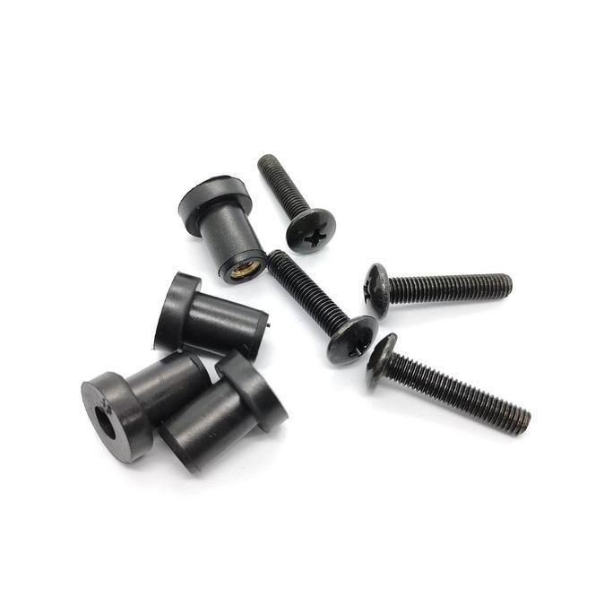 DR207 - (Paket 4 Set) Baut dan Karet dudukan Tambeng Visor Yamaha Nmax (Karet Tebal) Motor Motorcycl