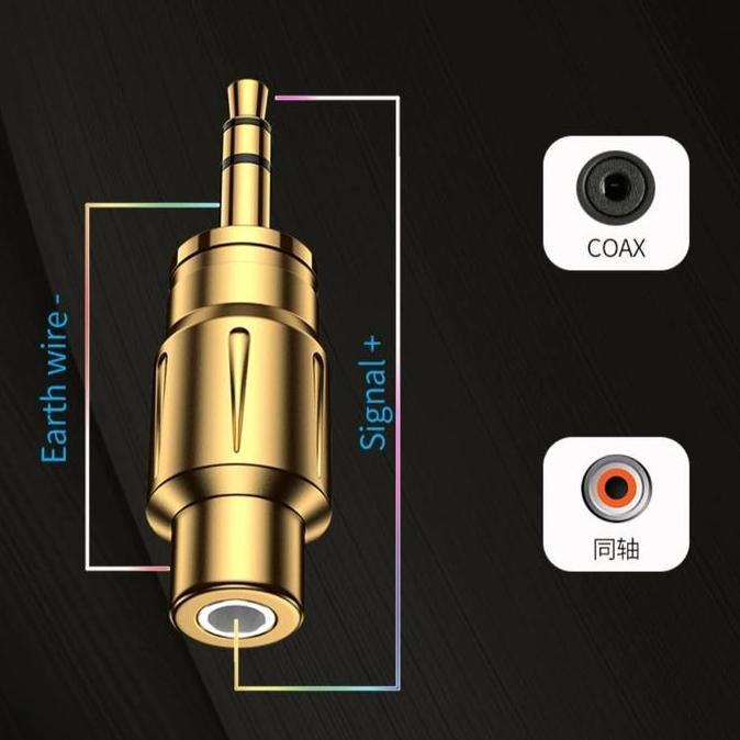promo MOVE ON 3.5CC 3.5mm M to RCA F Audio Adapter for Mojo, Fiio, Ibasso