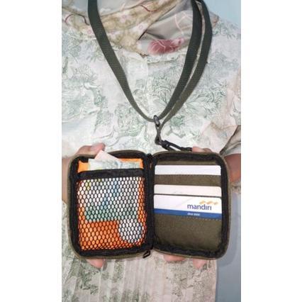 ID Card Holder Name Tag Lanyard Dompet Kartu