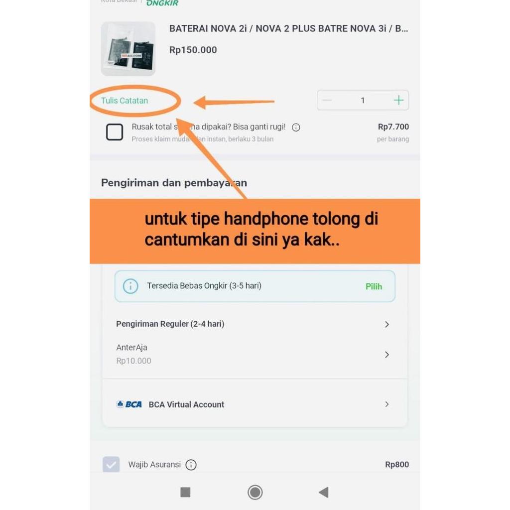 BACK DOOR ASUS ZENFONE SELFIE ZD551KL TUTUP BELAKANG / TUTUP CASING
