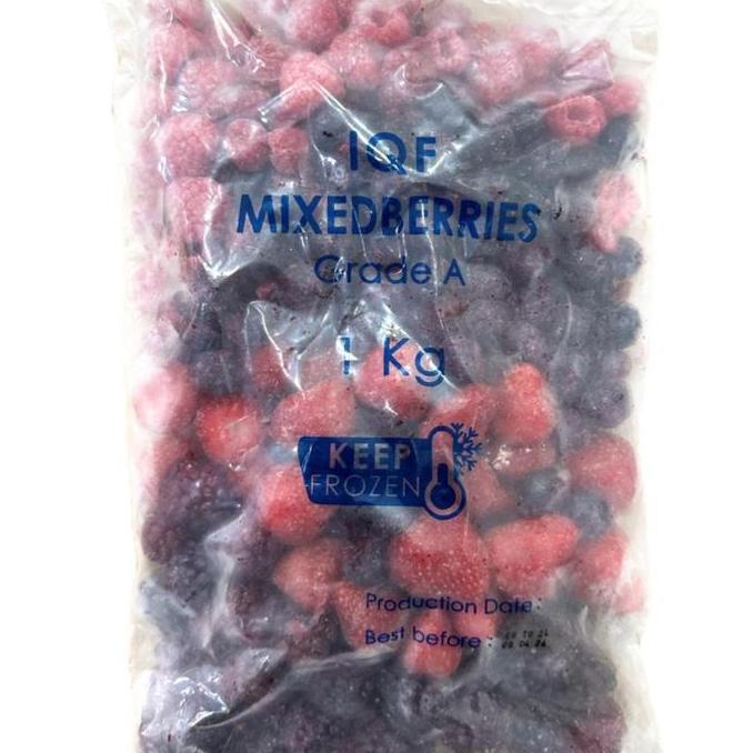 Frutexz- Iqf (Individually Quick Frozen) Mix Berries/Mixed Berries 1 Kg