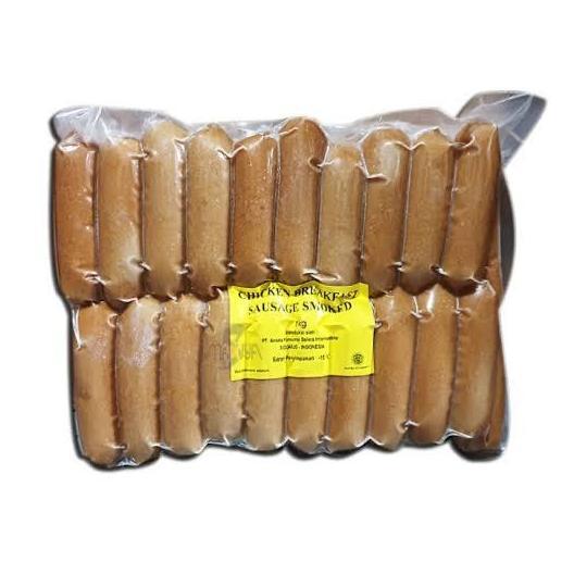 Bigwood- Kansas Smoked Chicken Sausage Sosis Ayam Asap 1Kg