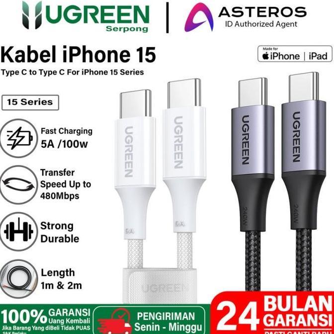 Ugreen Kabel Usb c to Type C 3A 60 Watt Ugreen Kabel USB C PD Charging