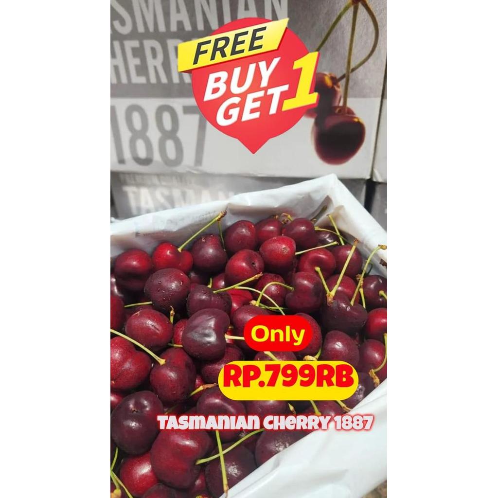 Frutexz- Buah Cherry Tasmania Cherries Ceri Import