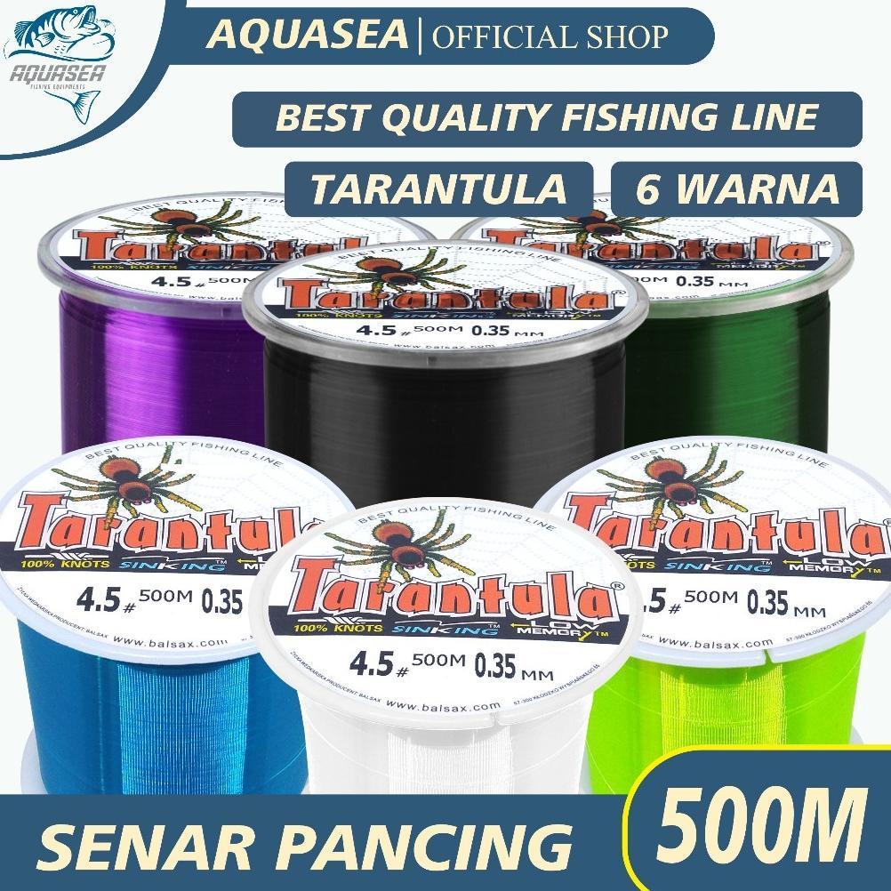 AQUASEA Tali Pancing TARANTULA 500Meter Nilon Pancing BahanNilon Pancing AntiKeriting