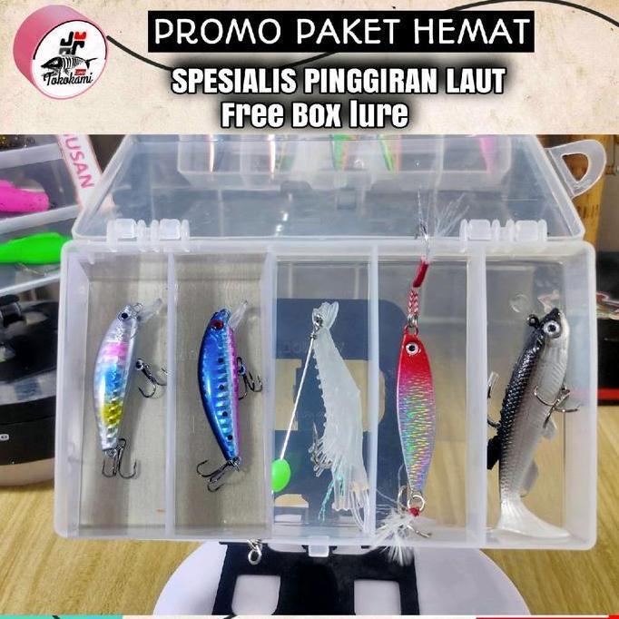 Lure Udang + Minnow + Micro Jig Free Box